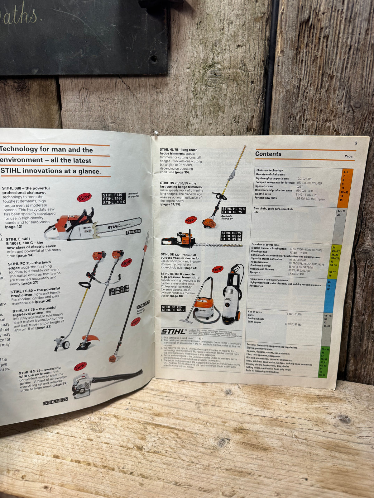 Stihl Catalogue 1997