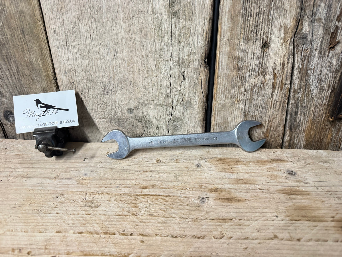 Britool 2J7587 3/4" & 7/8" Open Combination Spanner