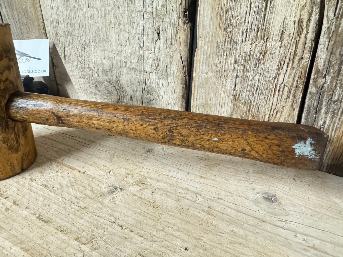 Vintage 24oz User Made Wooden Mallet