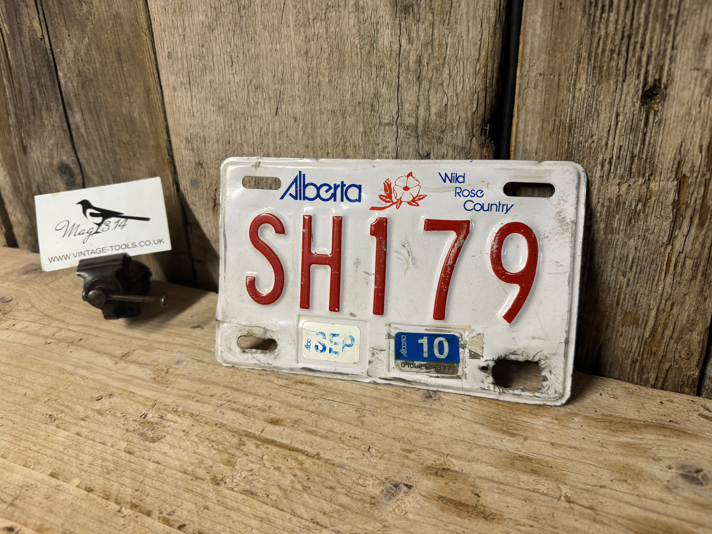 Alberta Wild Rose Country License Plate SH179