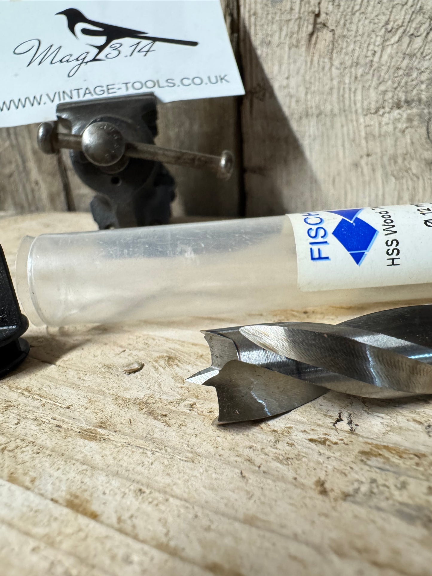 Fisch 12mm HSS Wood Twist Drill QCS Hex 507227