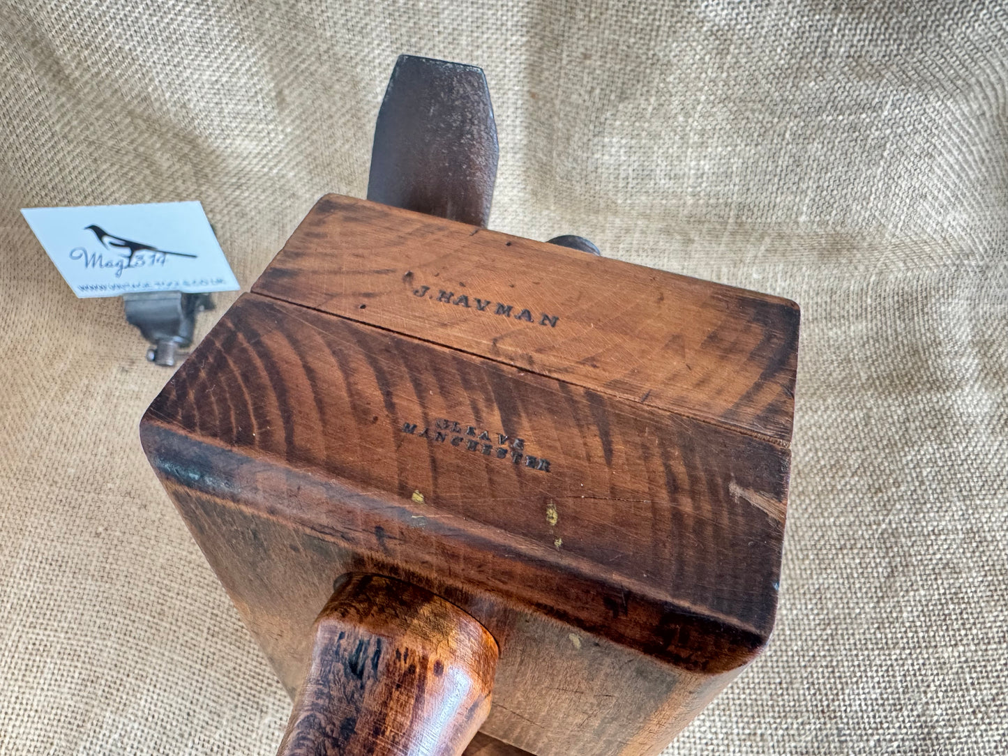 Very Rare Gleave of Manchester Twin Iron Stail Engine / Rounding Plane