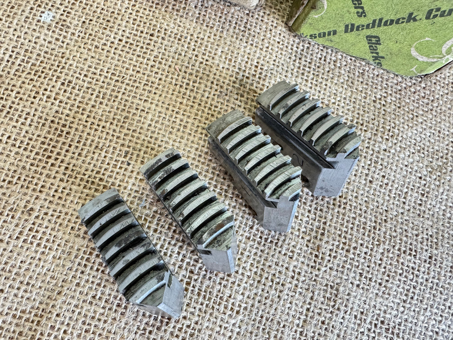 Clarkson Lathe Chuck 4 Jaw Set
