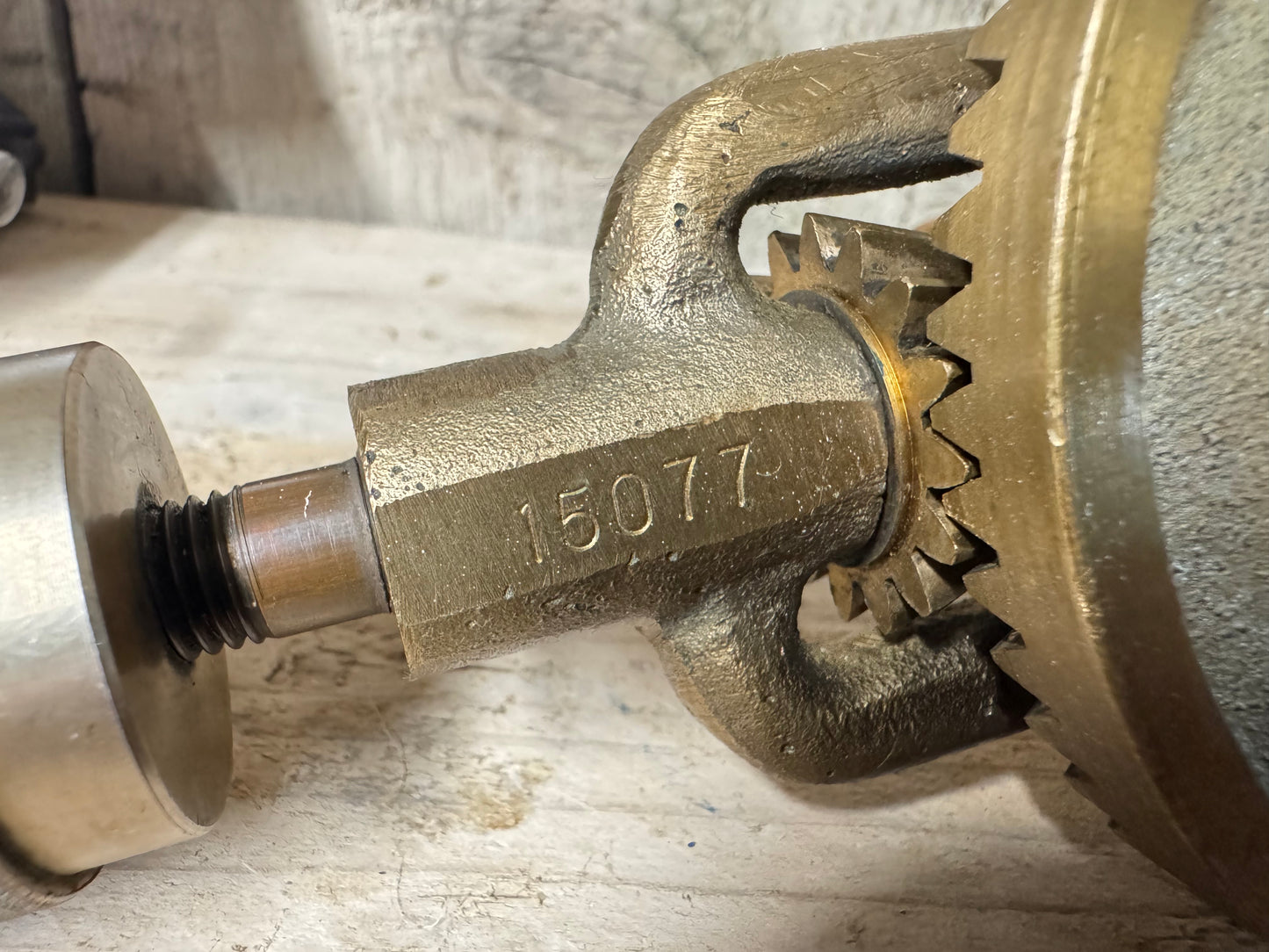 Rare Brass Body Egg Beater Hand Drill