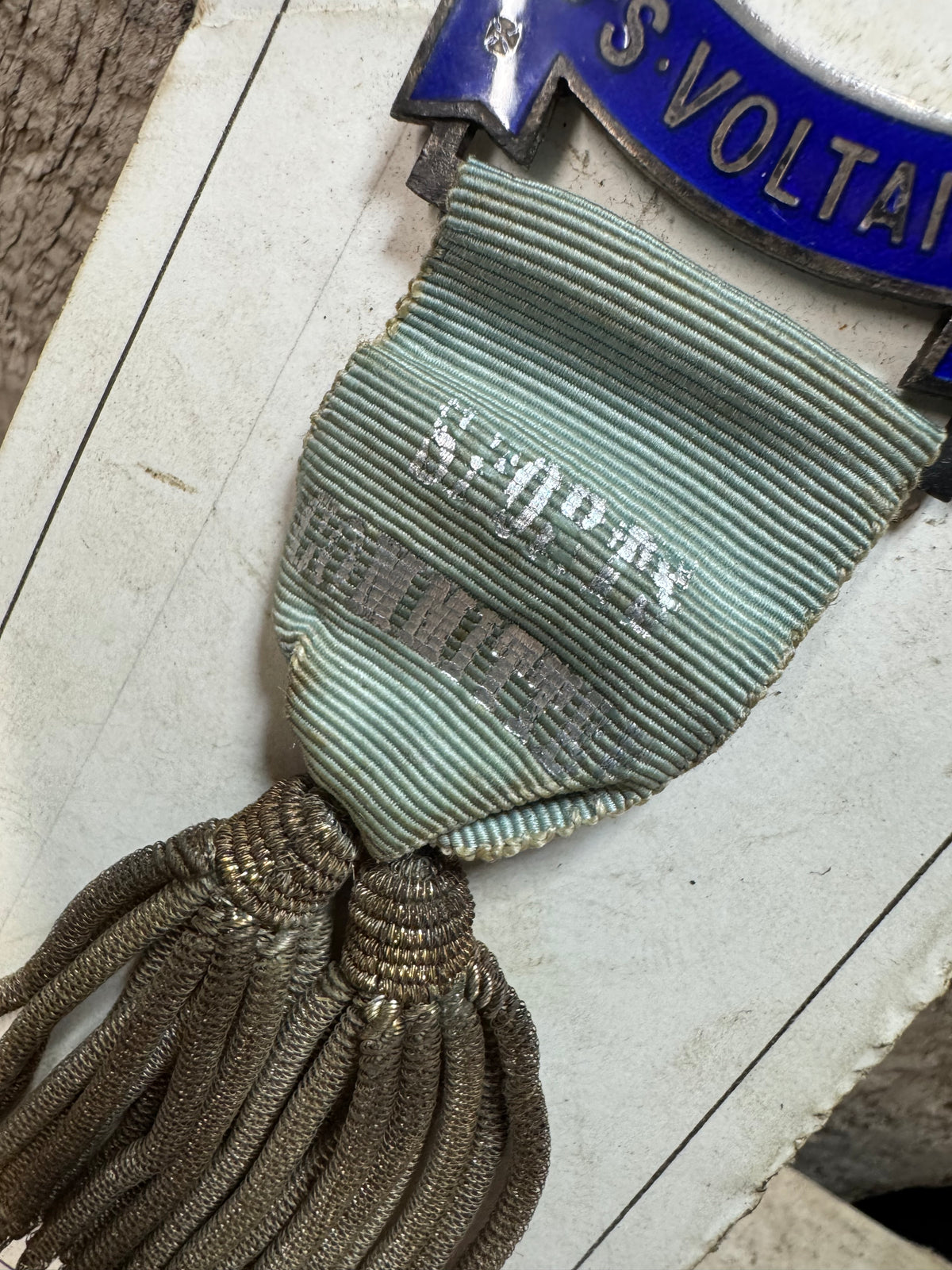 SS Voltaire Sports Committee Pin Badge