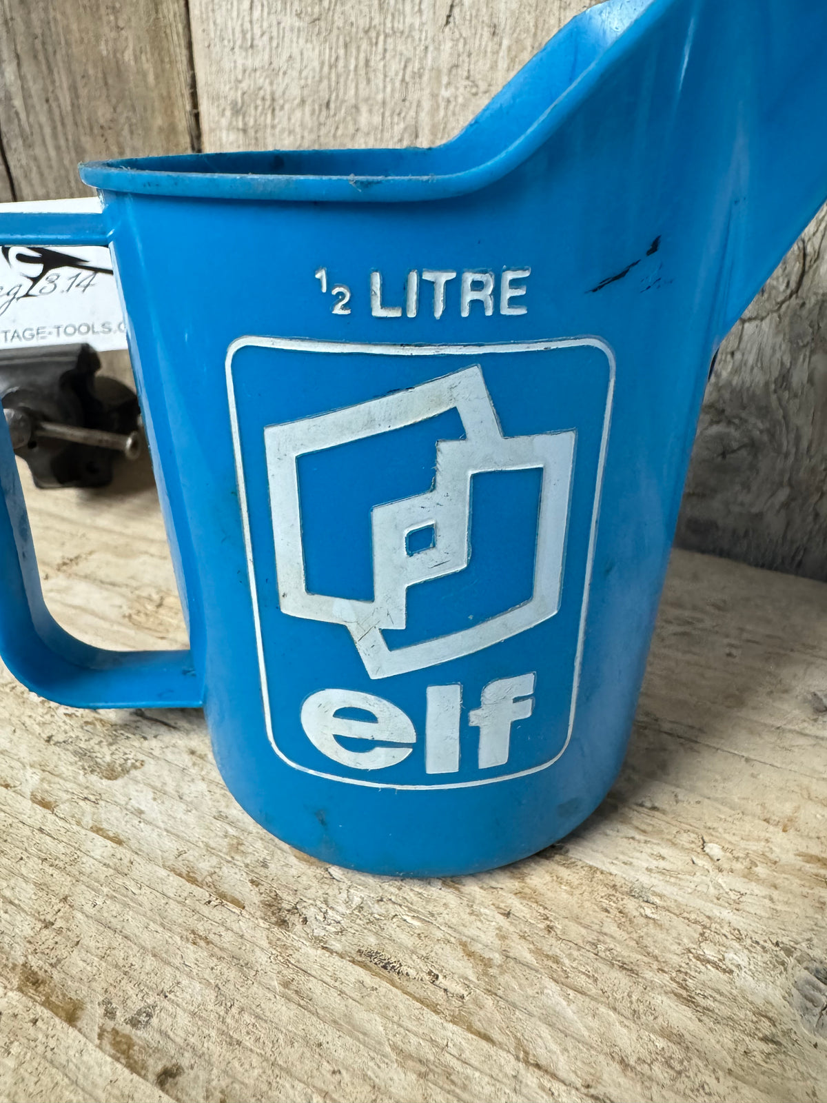 Elf 1/2 Litre Plastic Oil Jug