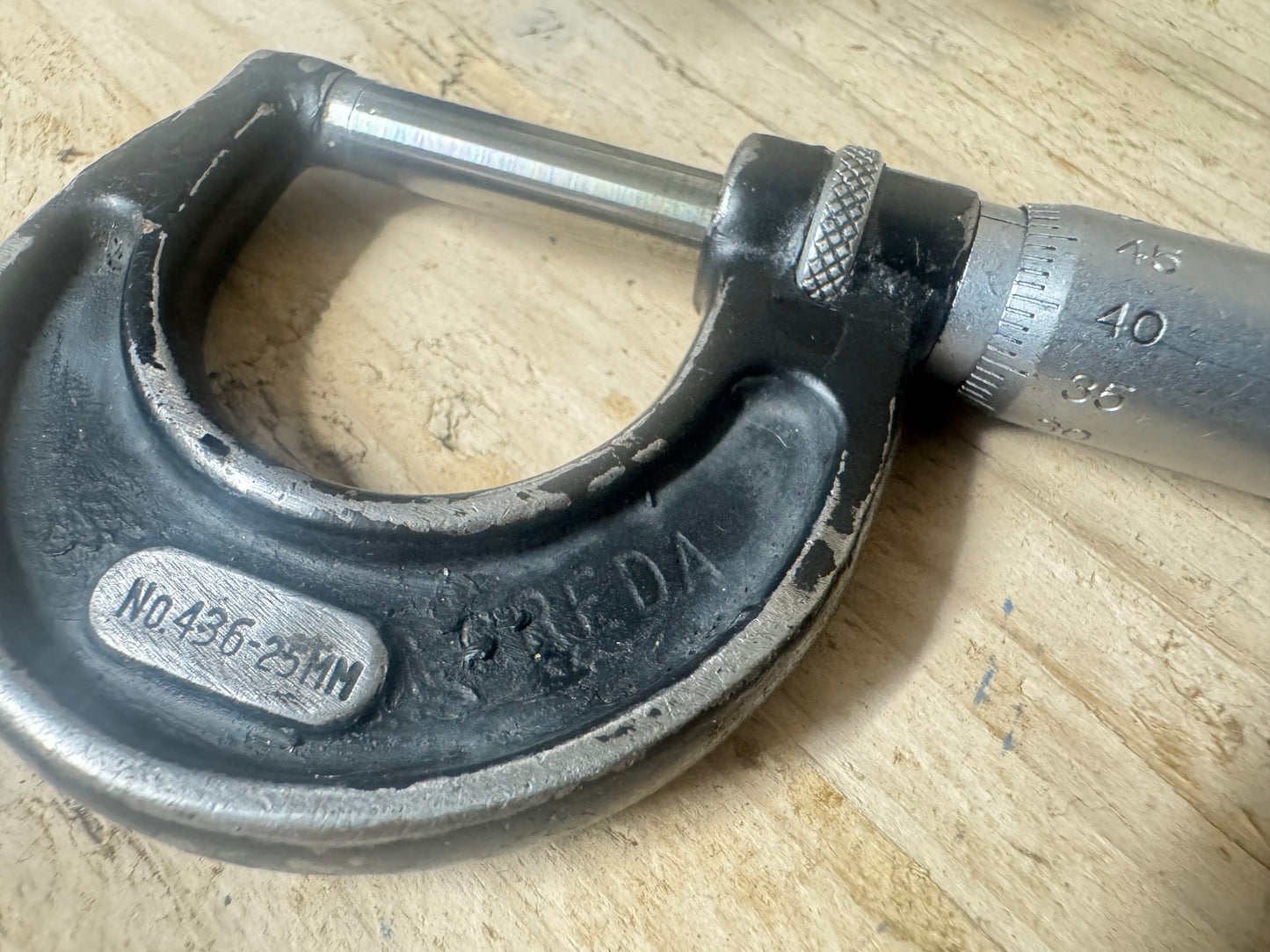 LS Starrett No 436 0-25mm Micrometer