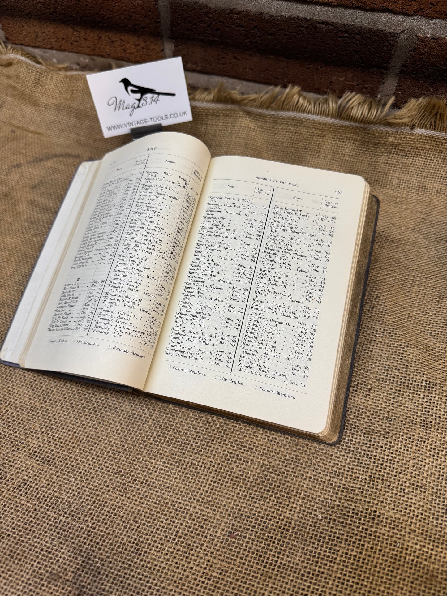 Royal Automobile Club Year Book 1911