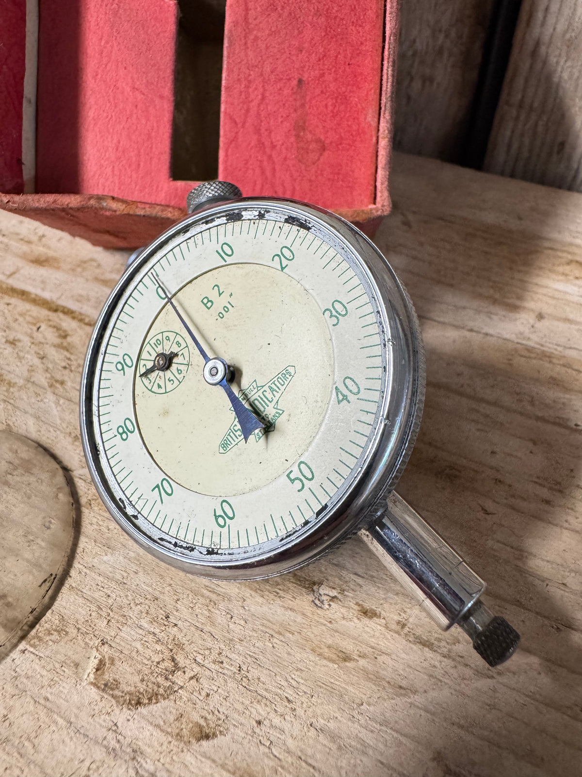 British Indicators B2 .001" Dial Indicator - For Spares/Restoration