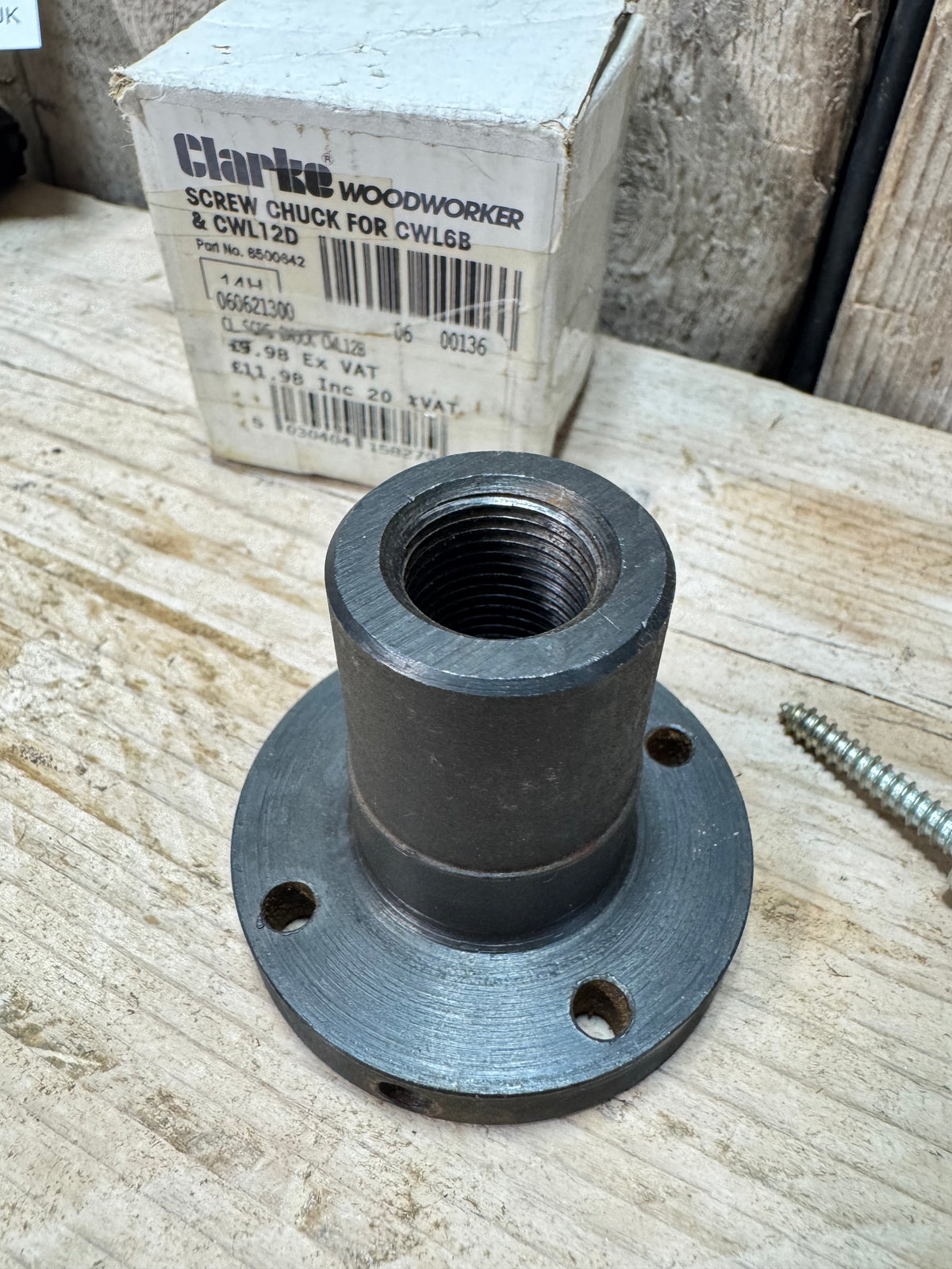 Clarke Screw Chuck for CWL6B & CWL12D