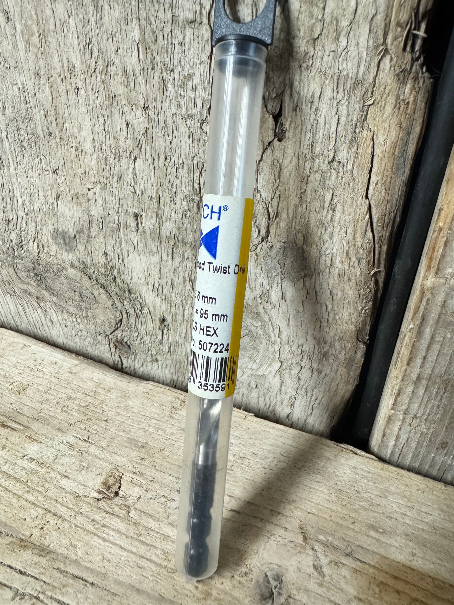 Fisch 6mm HSS Wood Twist Drill QCS Hex 507224