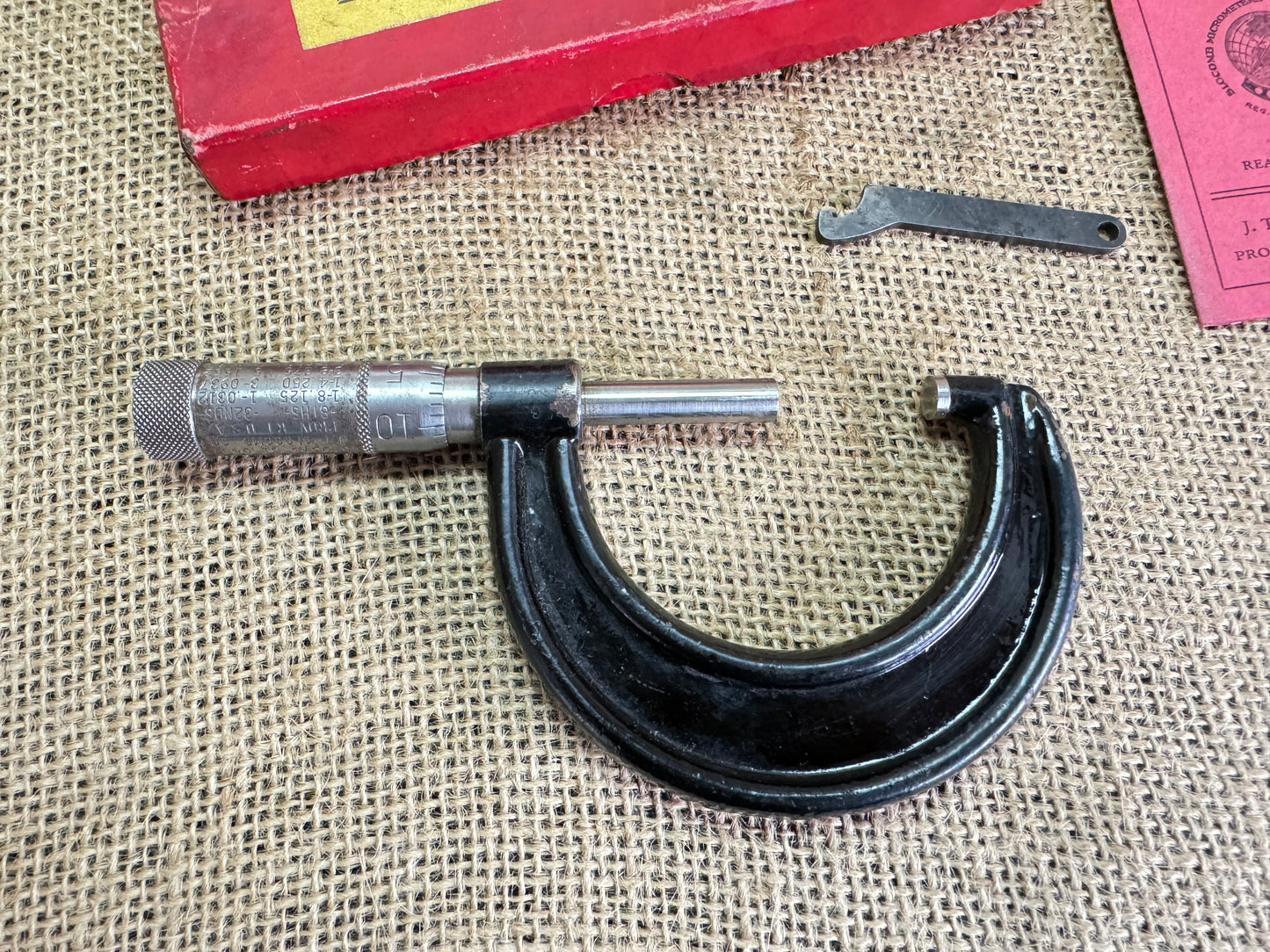 Vintage Slocomb No 27 1-2” Micrometer