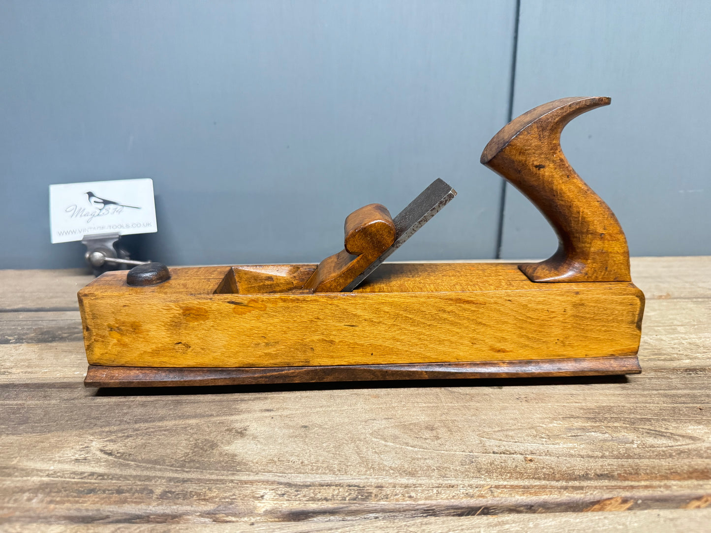 12" Patternmakers Beech Rounding Plane with 6 Interchangeable Soles