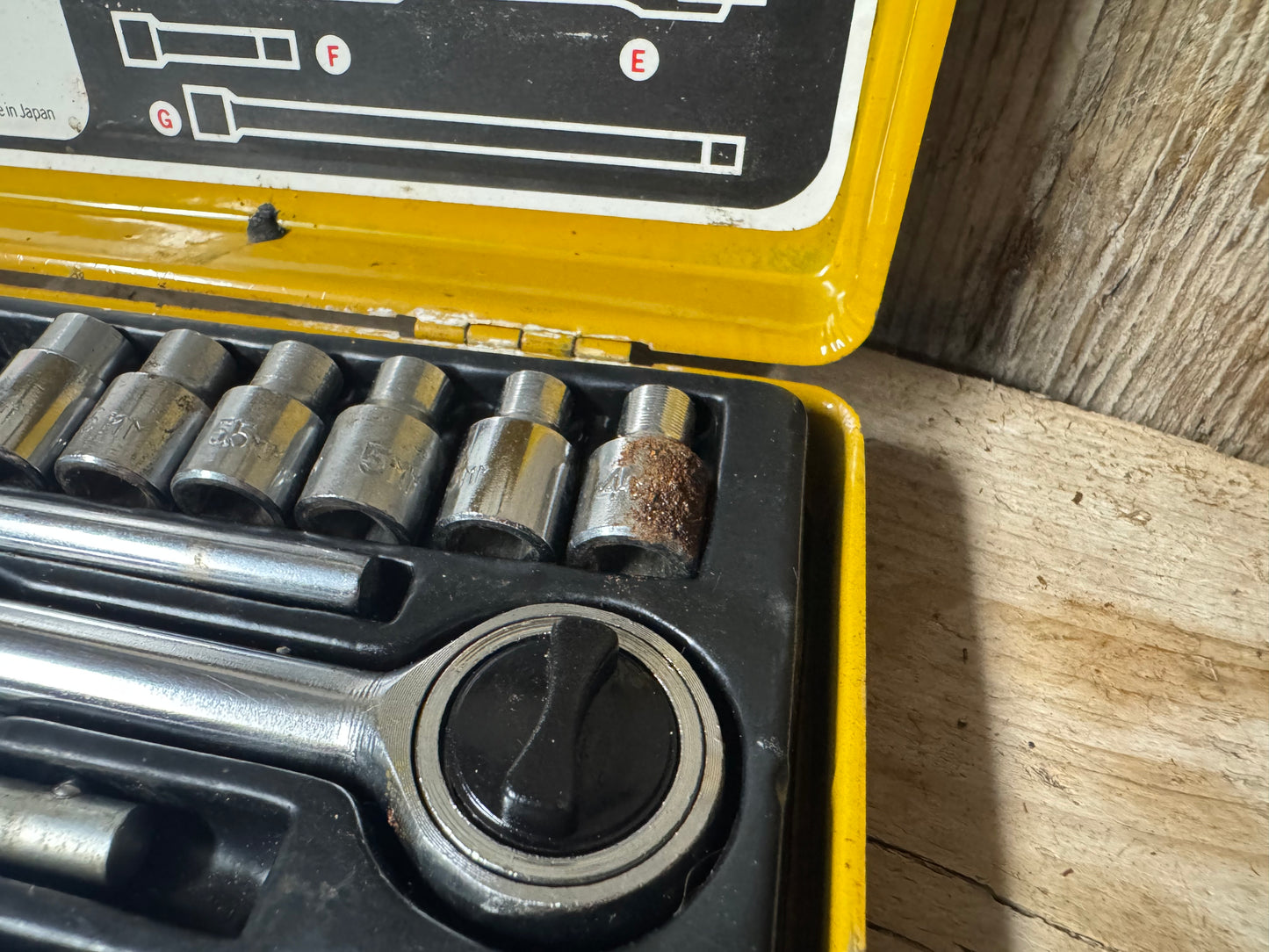 JPI 17 Piece 1/4" Metric Socket Set