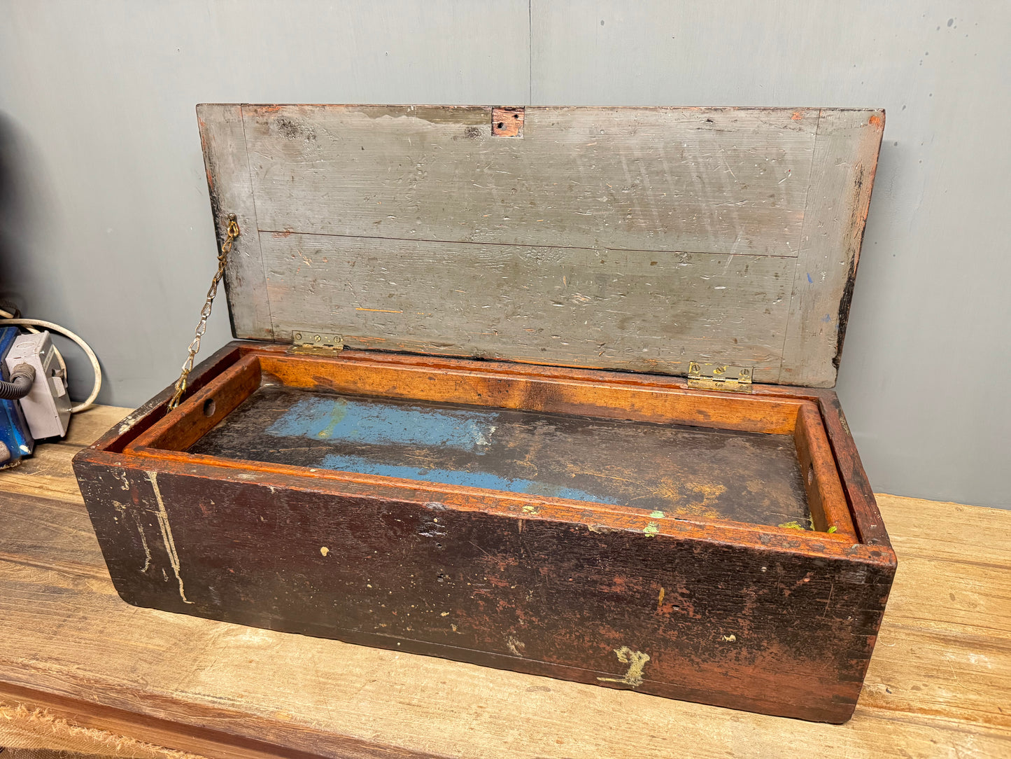 Air Ministry Wooden Tool Box