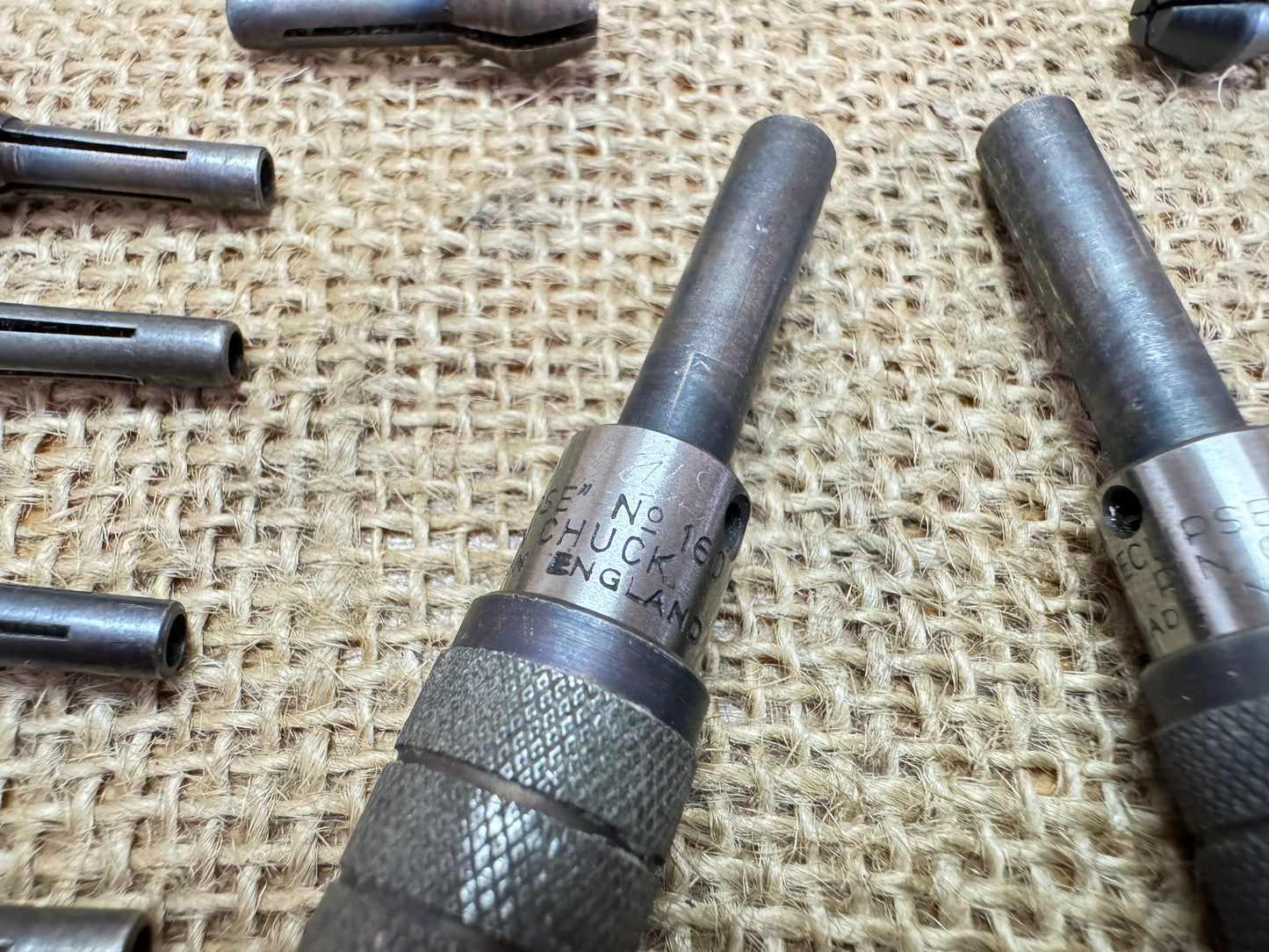 Eclipse No 160 Pin Chuck / Chuck Reducers with Chucks.