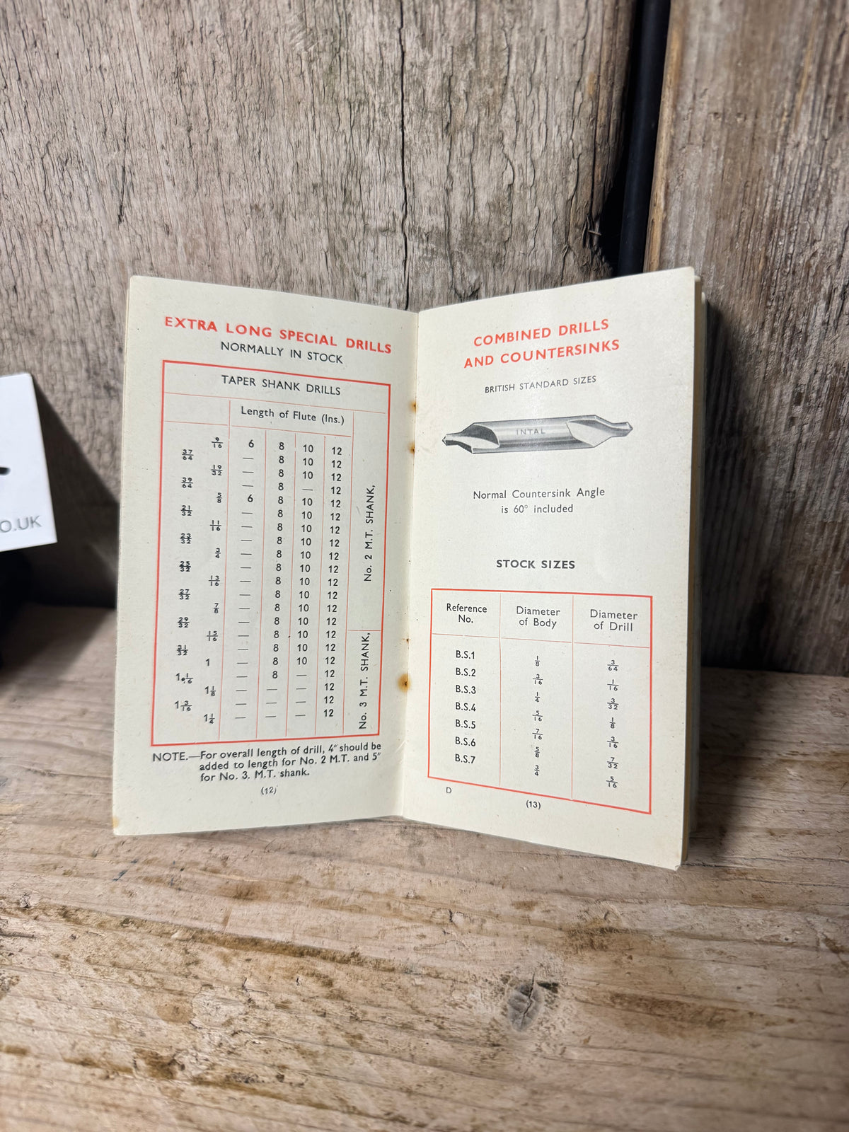 Buck & Hickman Intal Tooling Booklet