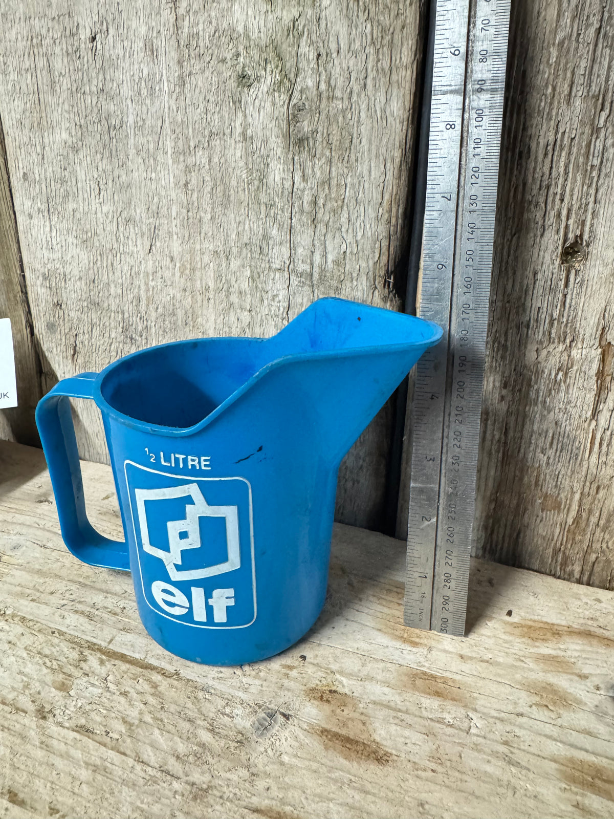 Elf 1/2 Litre Plastic Oil Jug