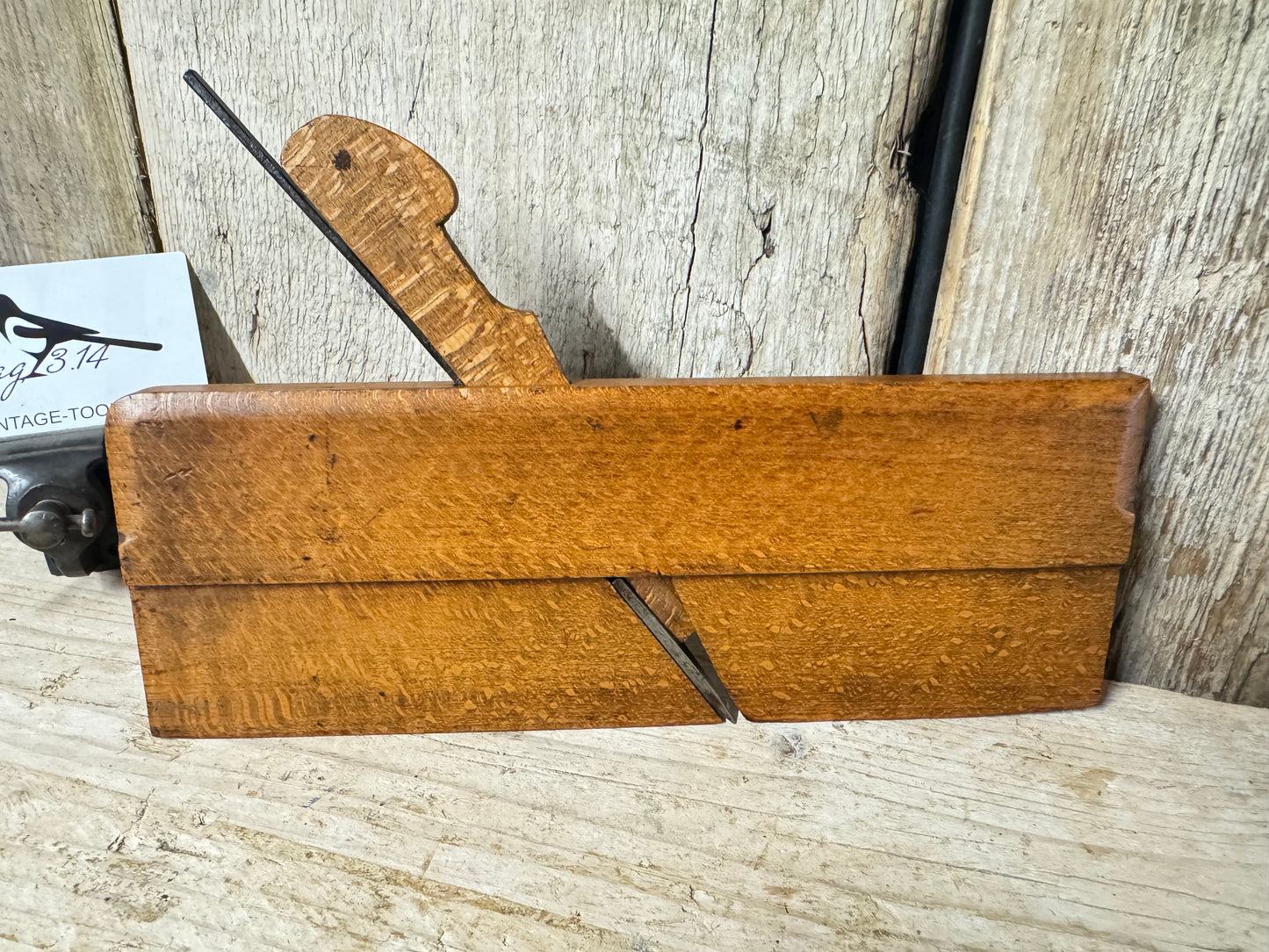 Thomas Bradburn & Son Beechwood Side Rabbet Moulding Plane