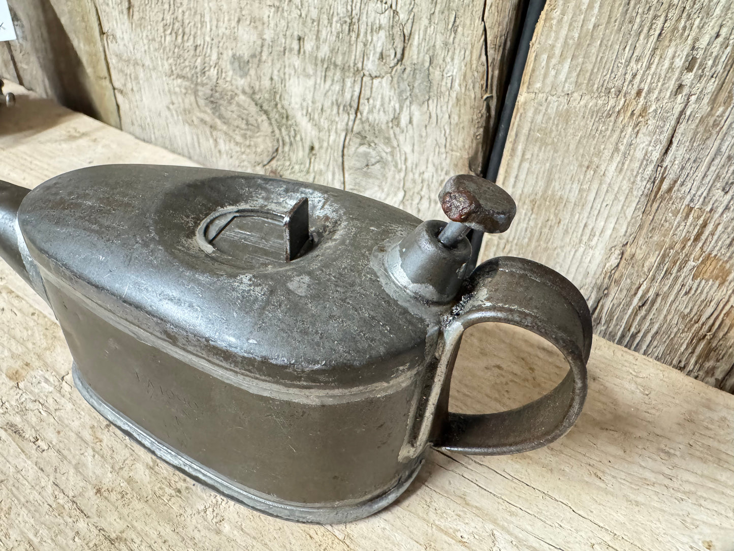 Braimes 1/2 Pint Oil Can with 1953 Military Broad Arrow