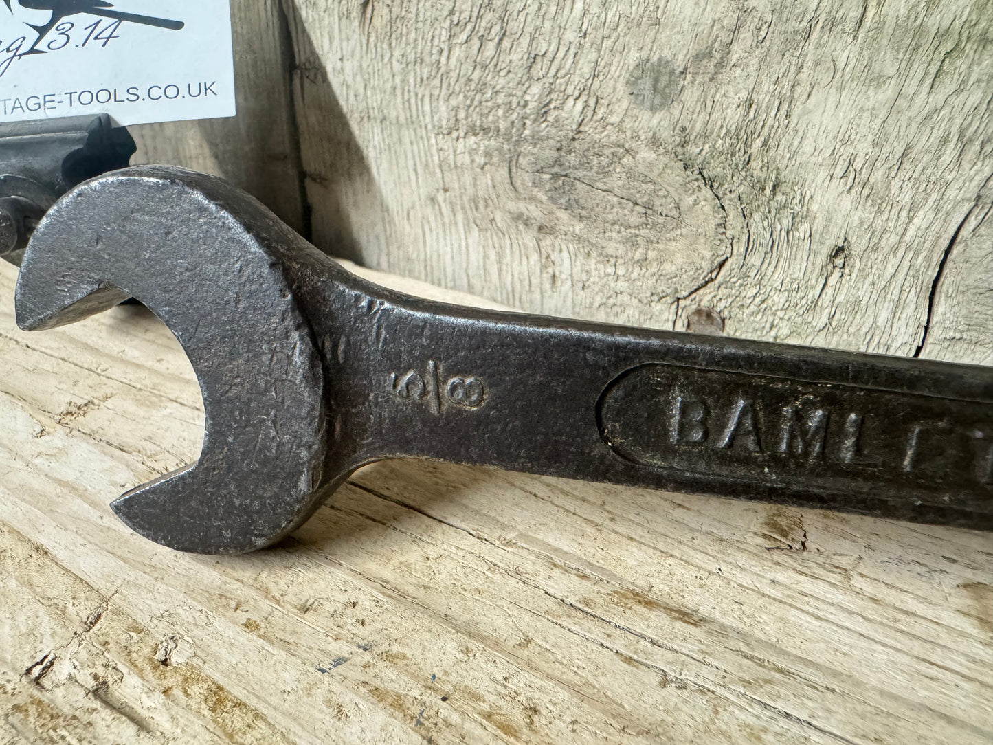 Bamlett No 1 Imperial Open Combination Spanner 1/2 & 5/8