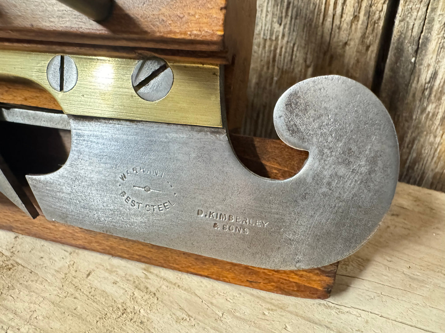 D Kimberley & Sons Patent 2848 Plough Plane