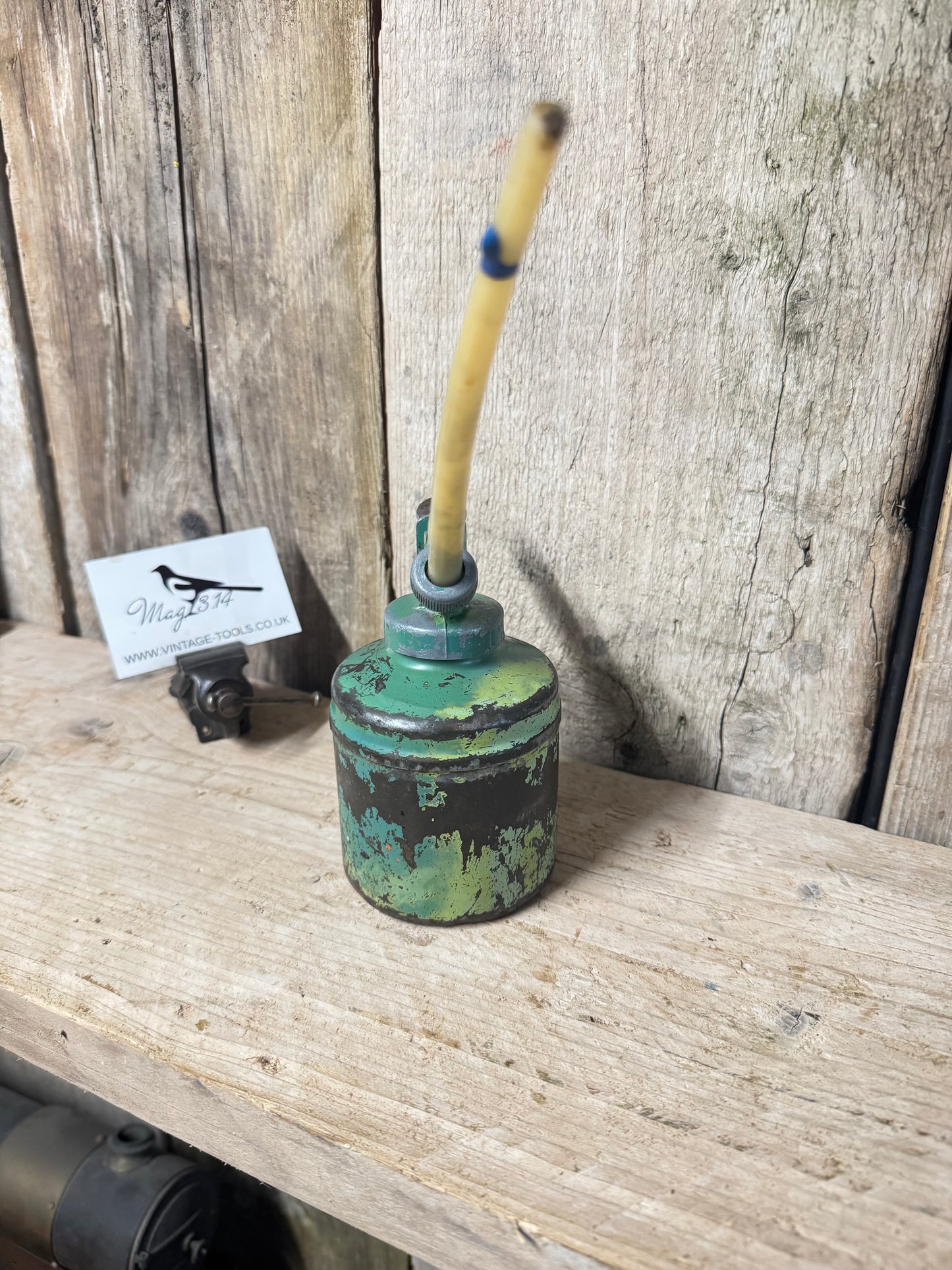 Wesco Green Oil Can with Nylon Spout