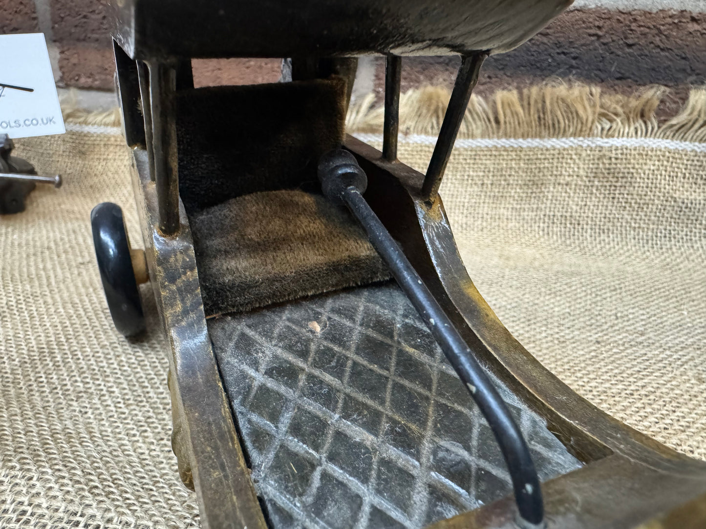 Vintage handmade wooden car