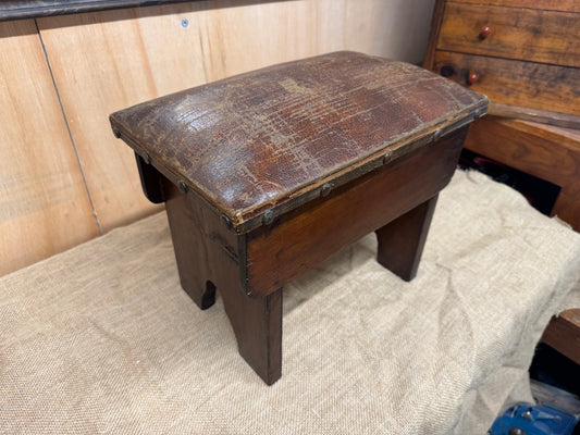 Antique Footstool / Fireside Stool / Bible Box / Childs Stool
