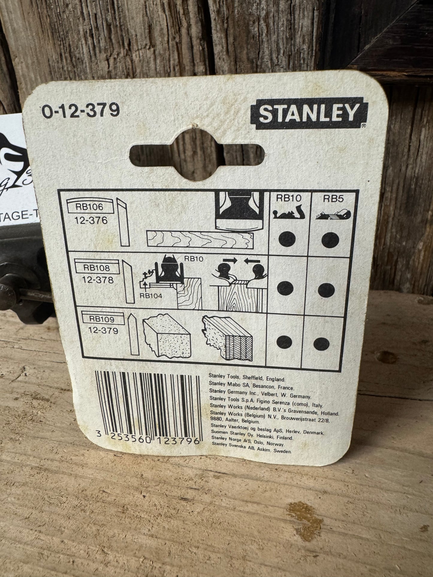 Stanley RB109 Blades for RB10 or RB5 Plane