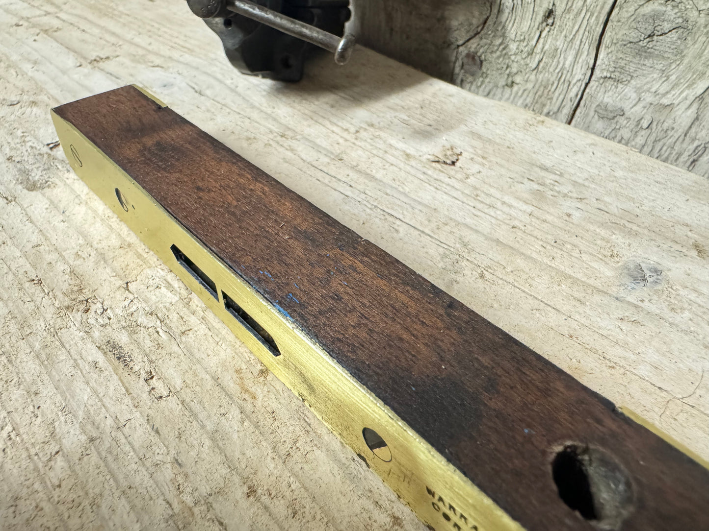 6" Brass & Rosewood Level