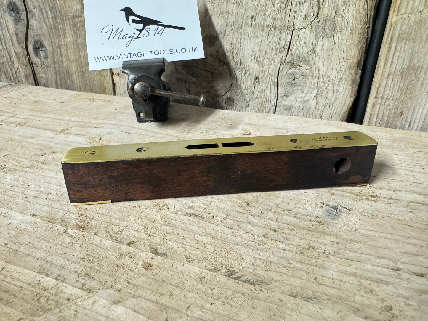 6" Brass & Rosewood Level