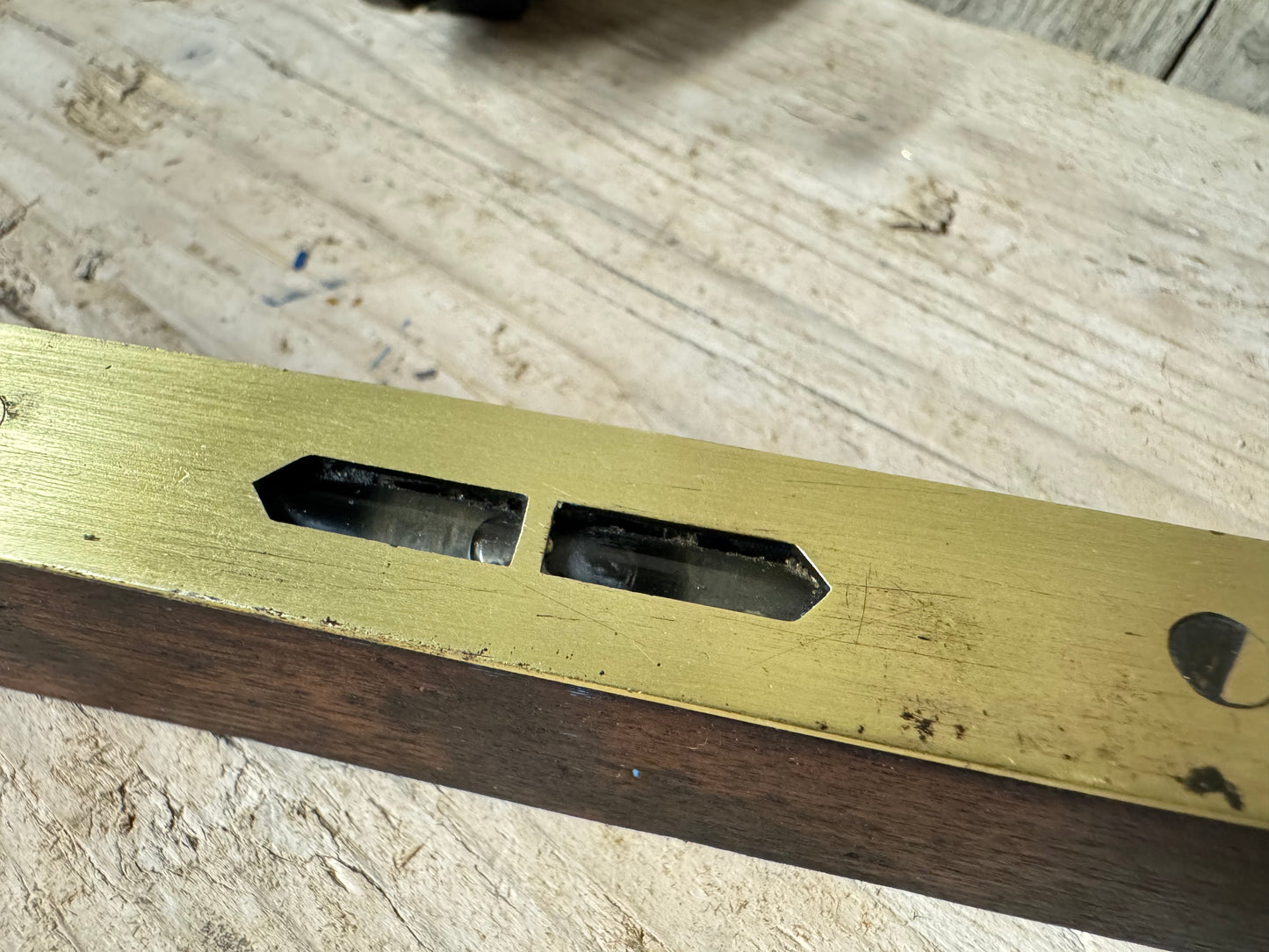 6" Brass & Rosewood Level