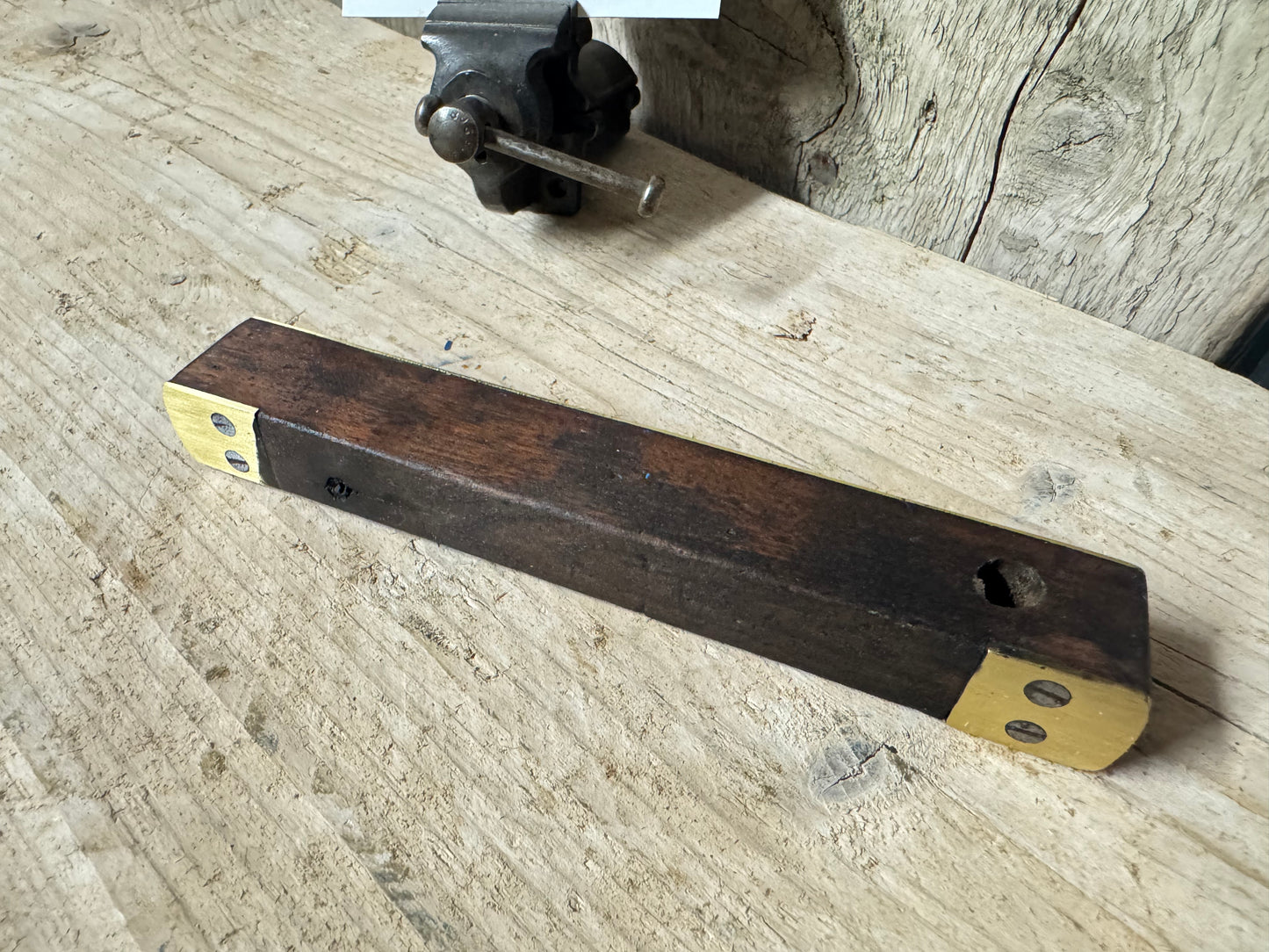 6" Brass & Rosewood Level