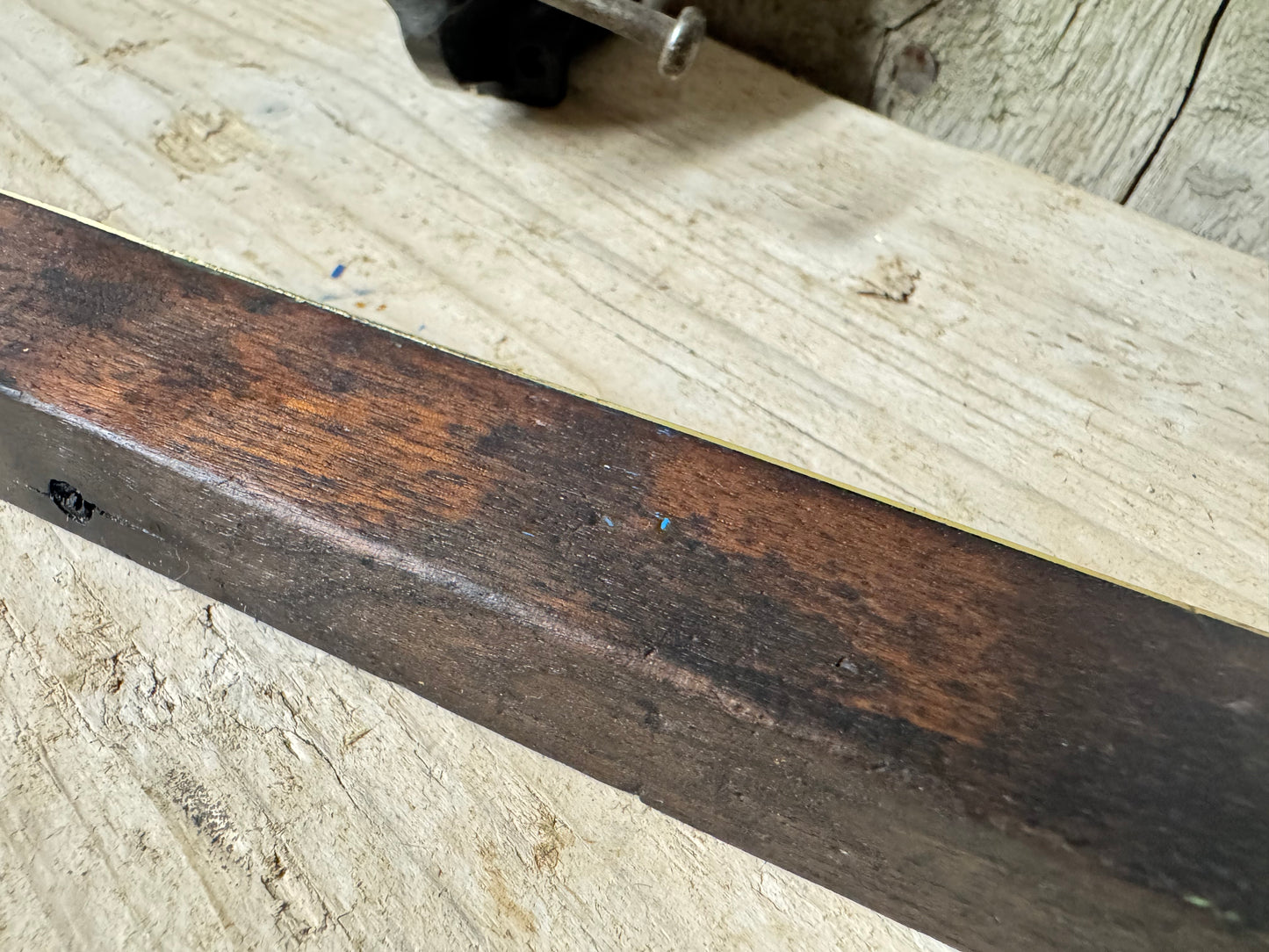 6" Brass & Rosewood Level