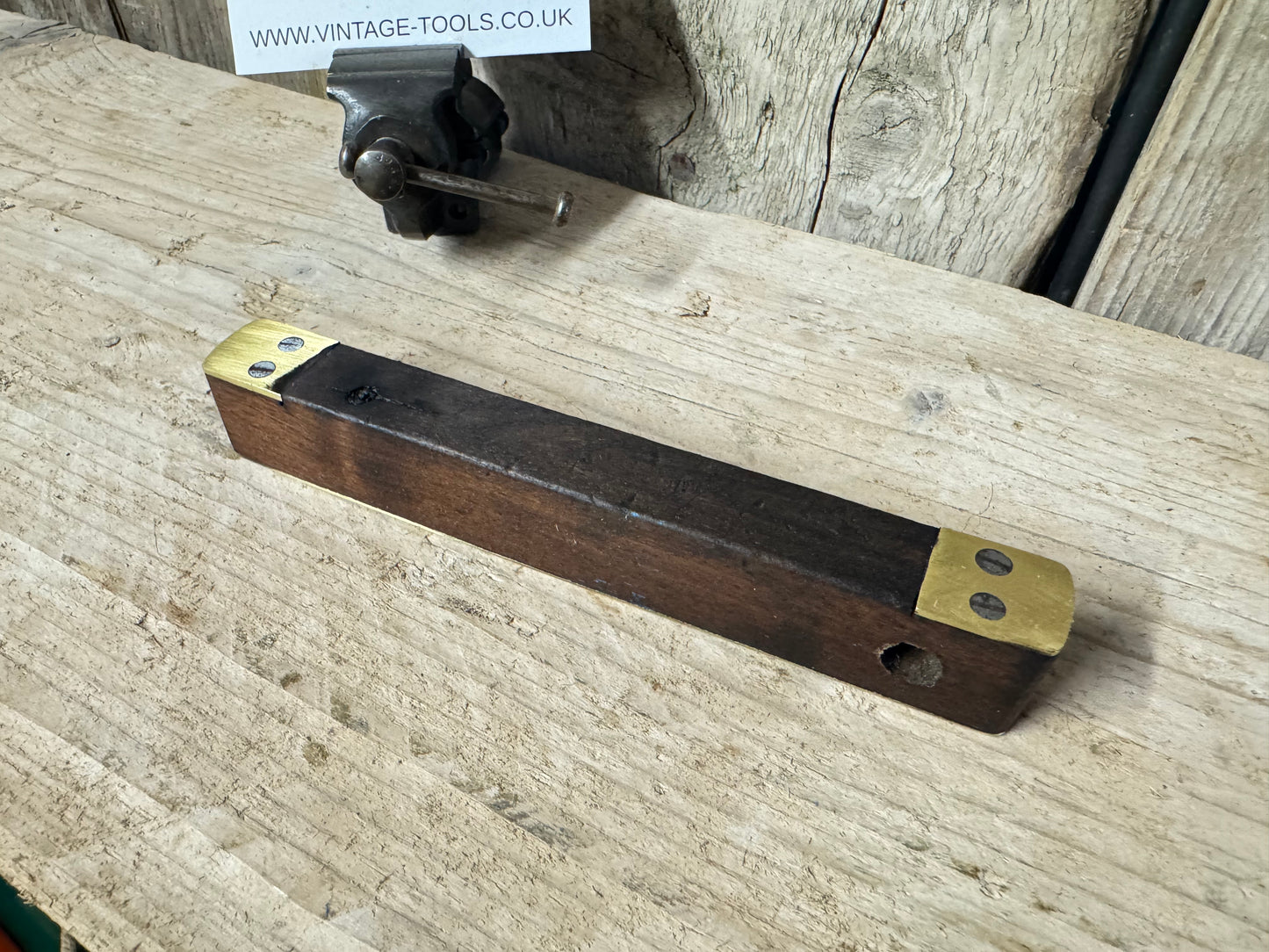 6" Brass & Rosewood Level