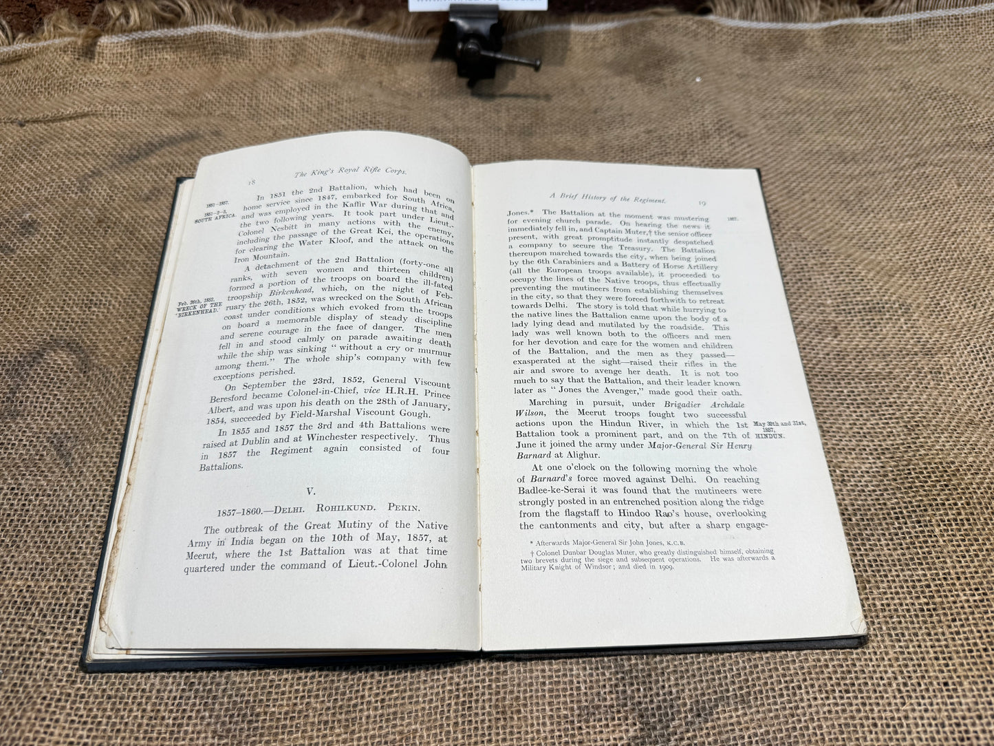 A Brief History of The King's Royal Rifle Corps 1912