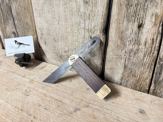 Brass & Rosewood 7 1/2” Sliding Bevel