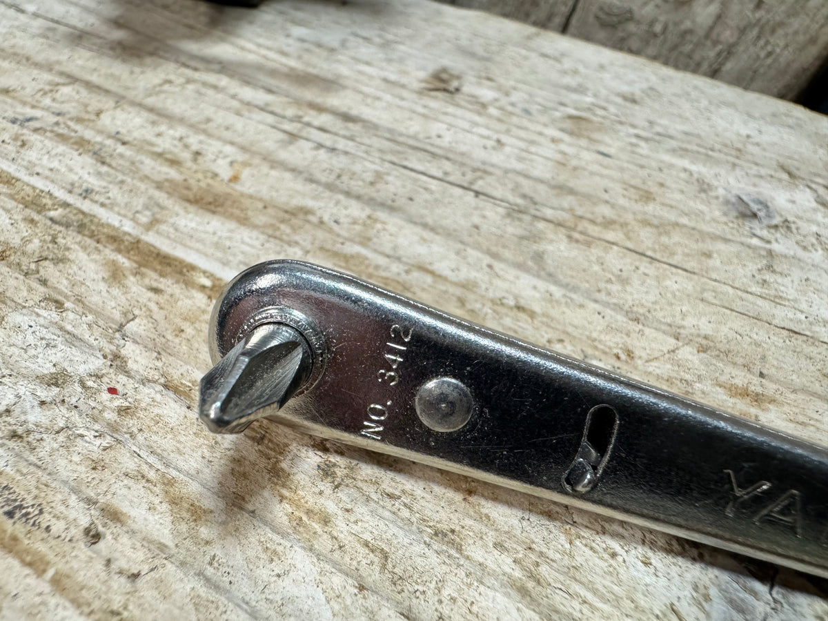 Stanley Yankee No 3412 Ratcheting Screwdriver