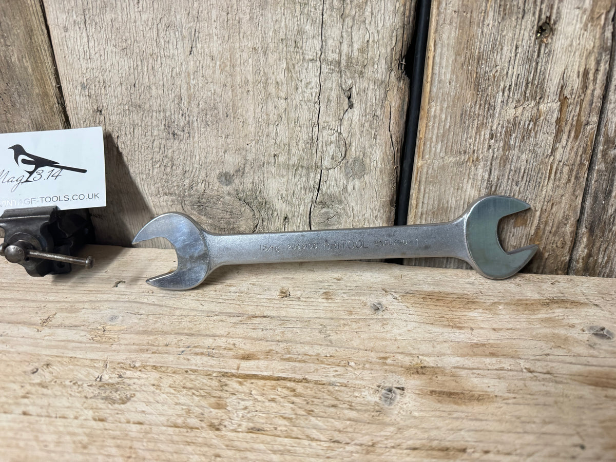 Britool 2J93100 15/16" & 1" Open Combination Spanner