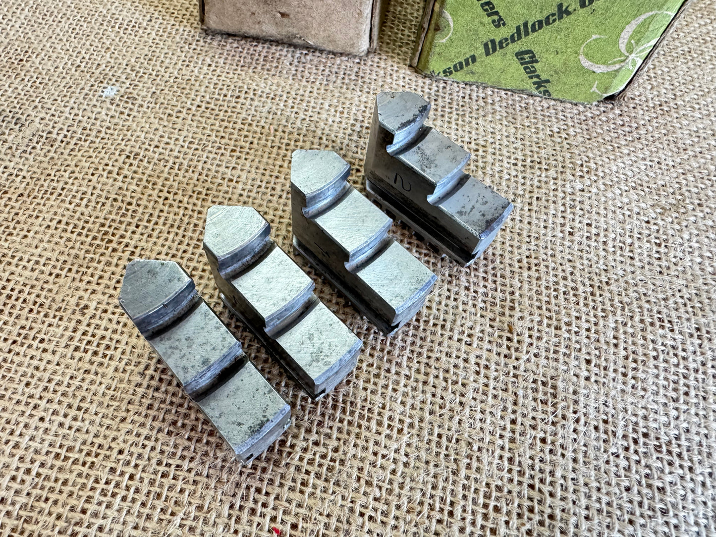 Clarkson Lathe Chuck 4 Jaw Set