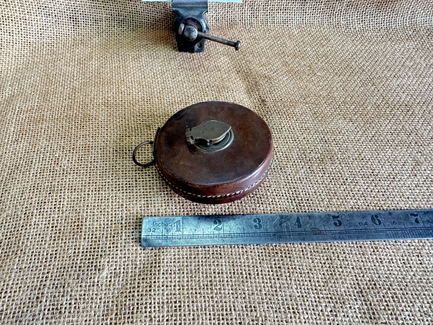 33ft Leather Cased Measuring Tape