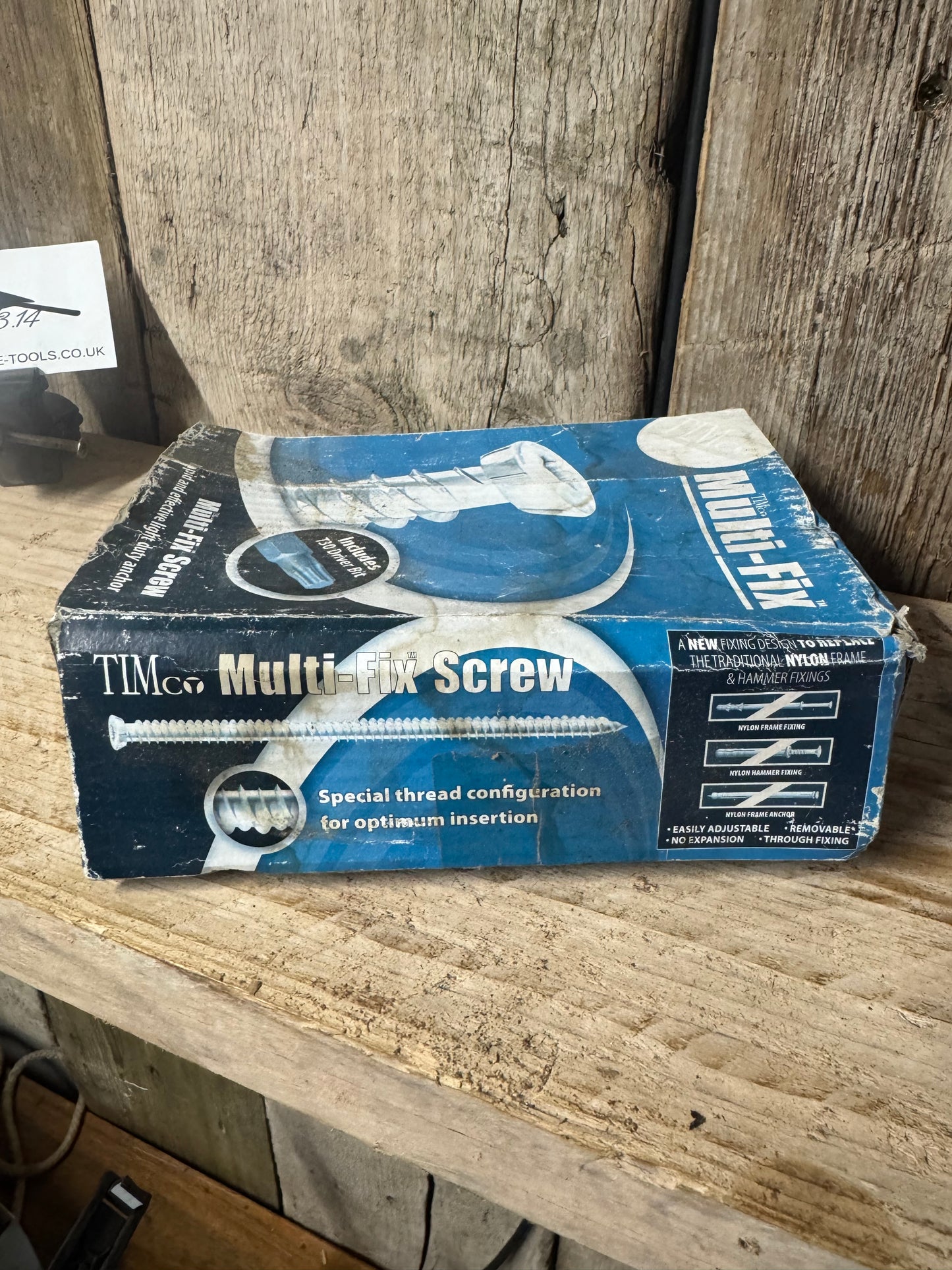TIMCo Multi Fix 7.5 x 120 Concrete Screws box of 100