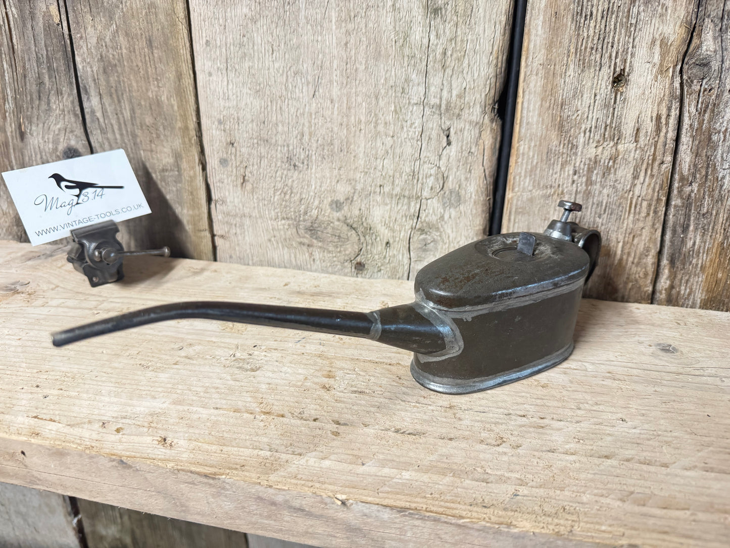 Braimes 1/2 Pint Oil Can with 1953 Military Broad Arrow