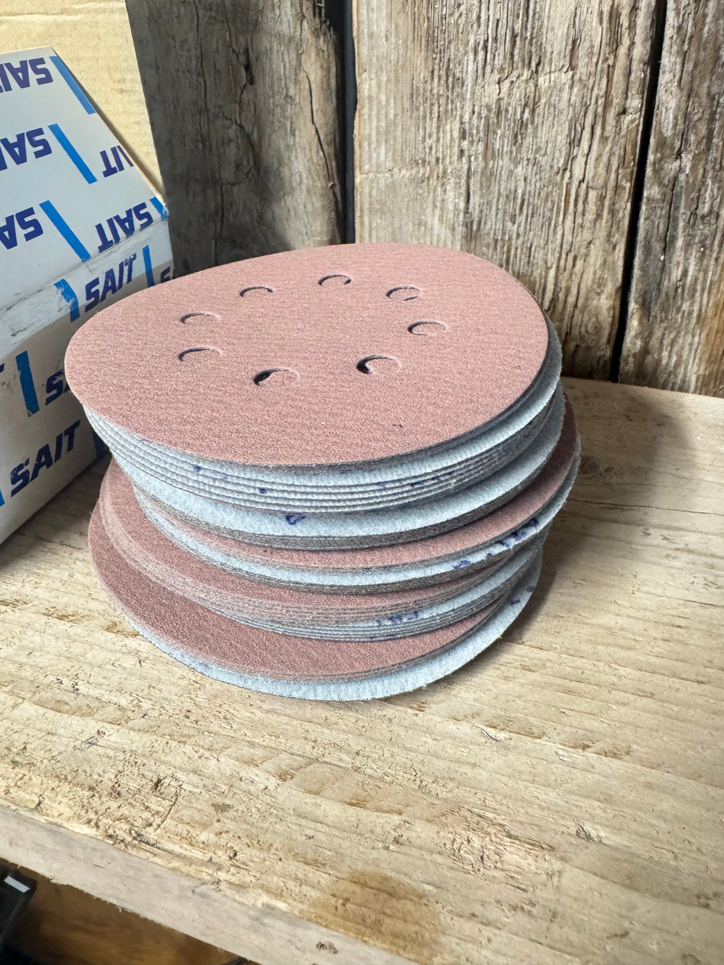 SAIT 127mm P120 Velcro Abrasive Discs