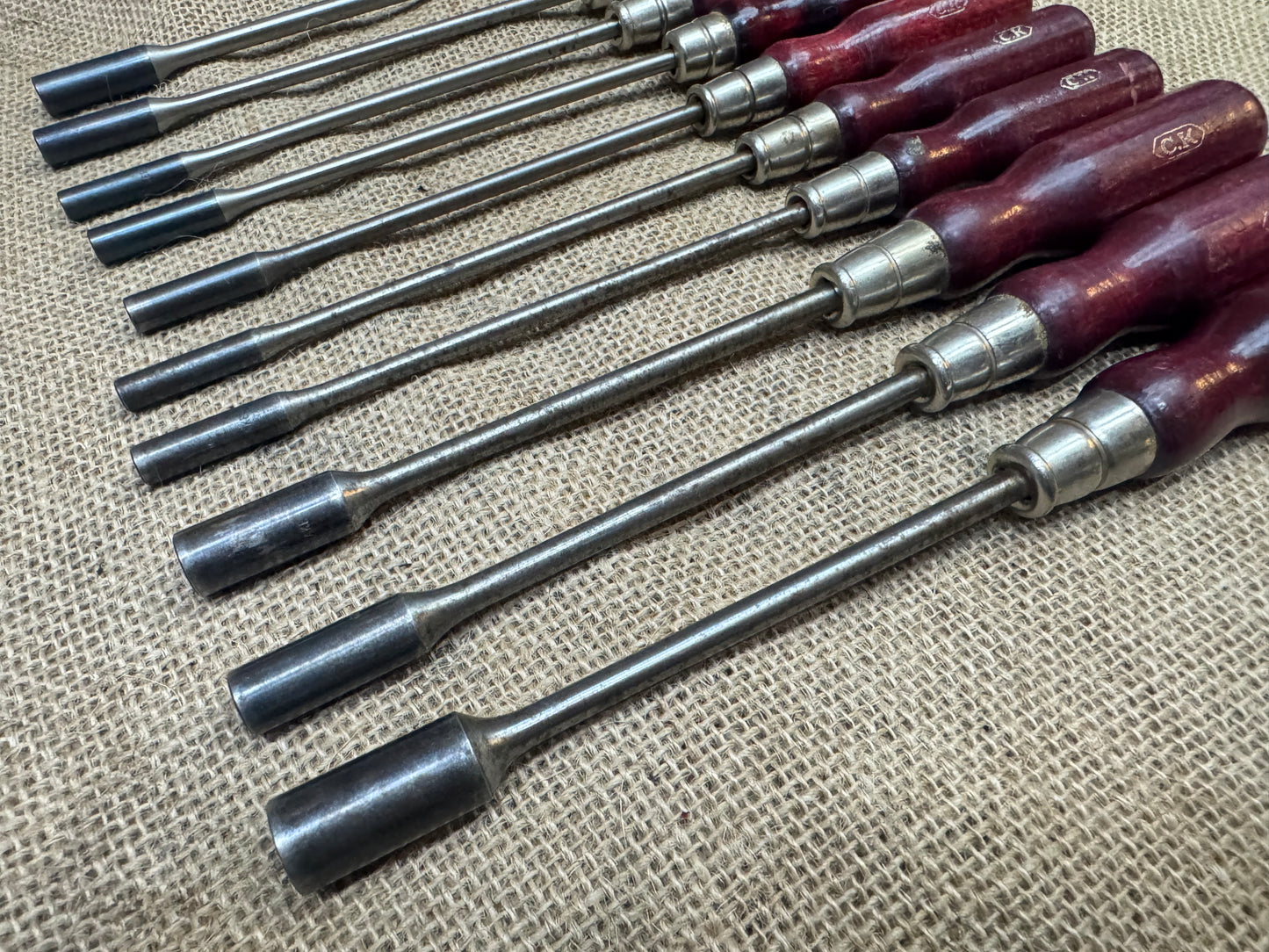 Selection of 10 C.K Tools BA Socket Drivers