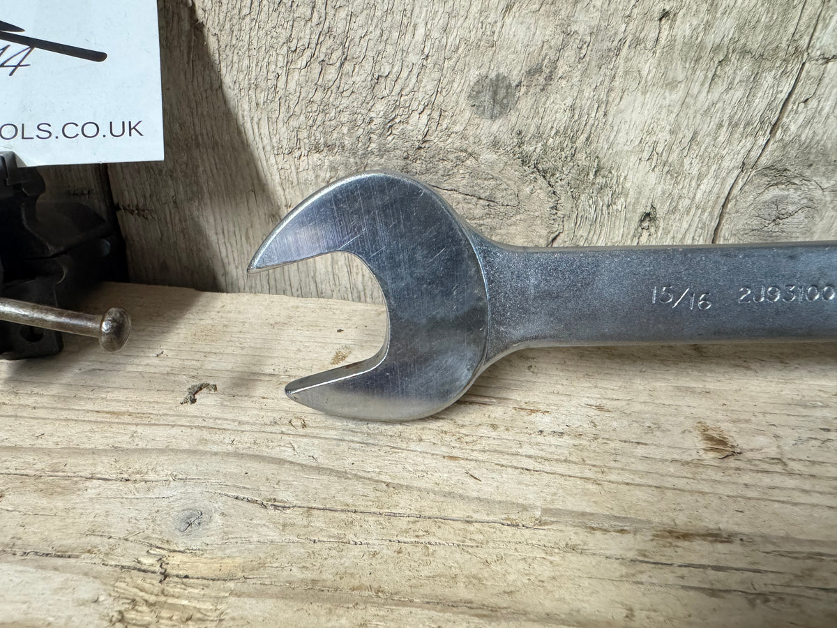 Britool 2J93100 15/16" & 1" Open Combination Spanner
