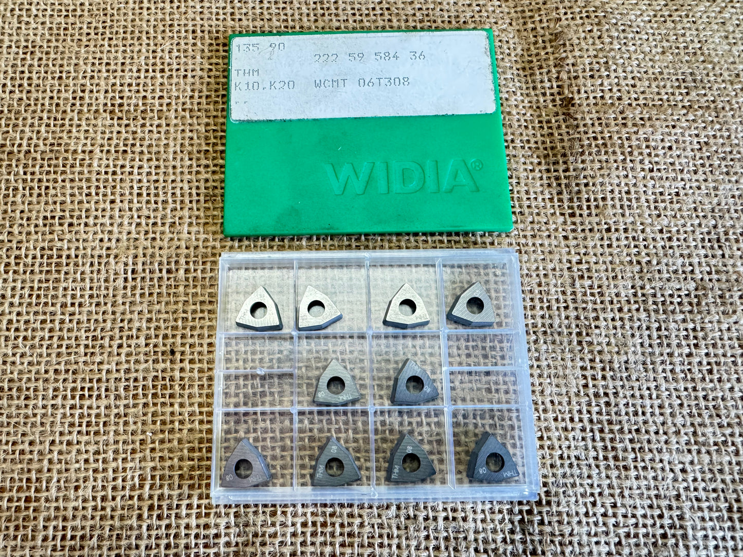 Widia THM WCMT 06T308 Carbide Inserts x 10