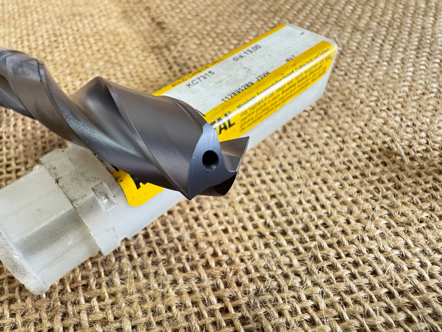 Kennametal B976F13000 KC7315 13mm Solid Carbide Drill