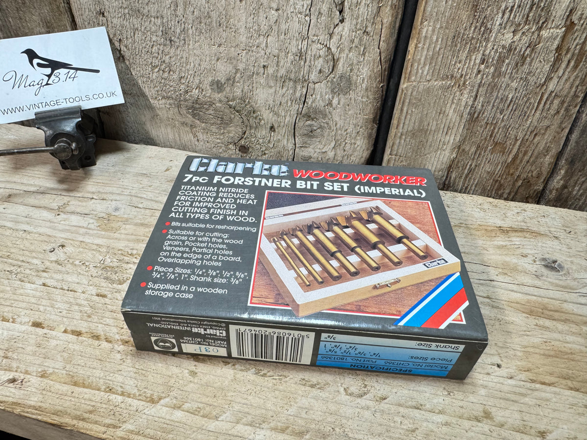 Clarke 7pc Forstner Bit Set (Imperial)